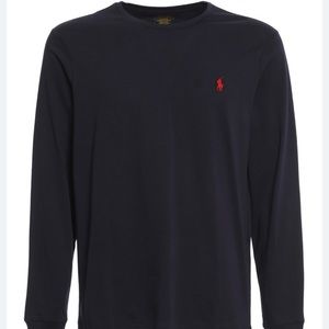 Polo by Ralph Lauren long sleeve cotton jersey.